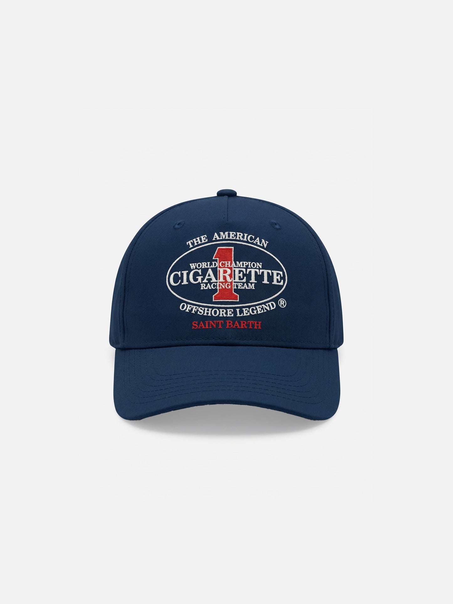 Baseball cap with visor in blue navy with Cigarette embroidery | Special Edition