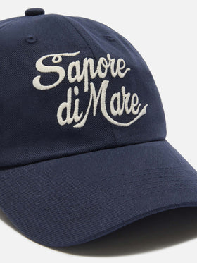 Cappellino Baseball con visiera in cotone blu e ricamo Sapore di Sale | Special Edition
