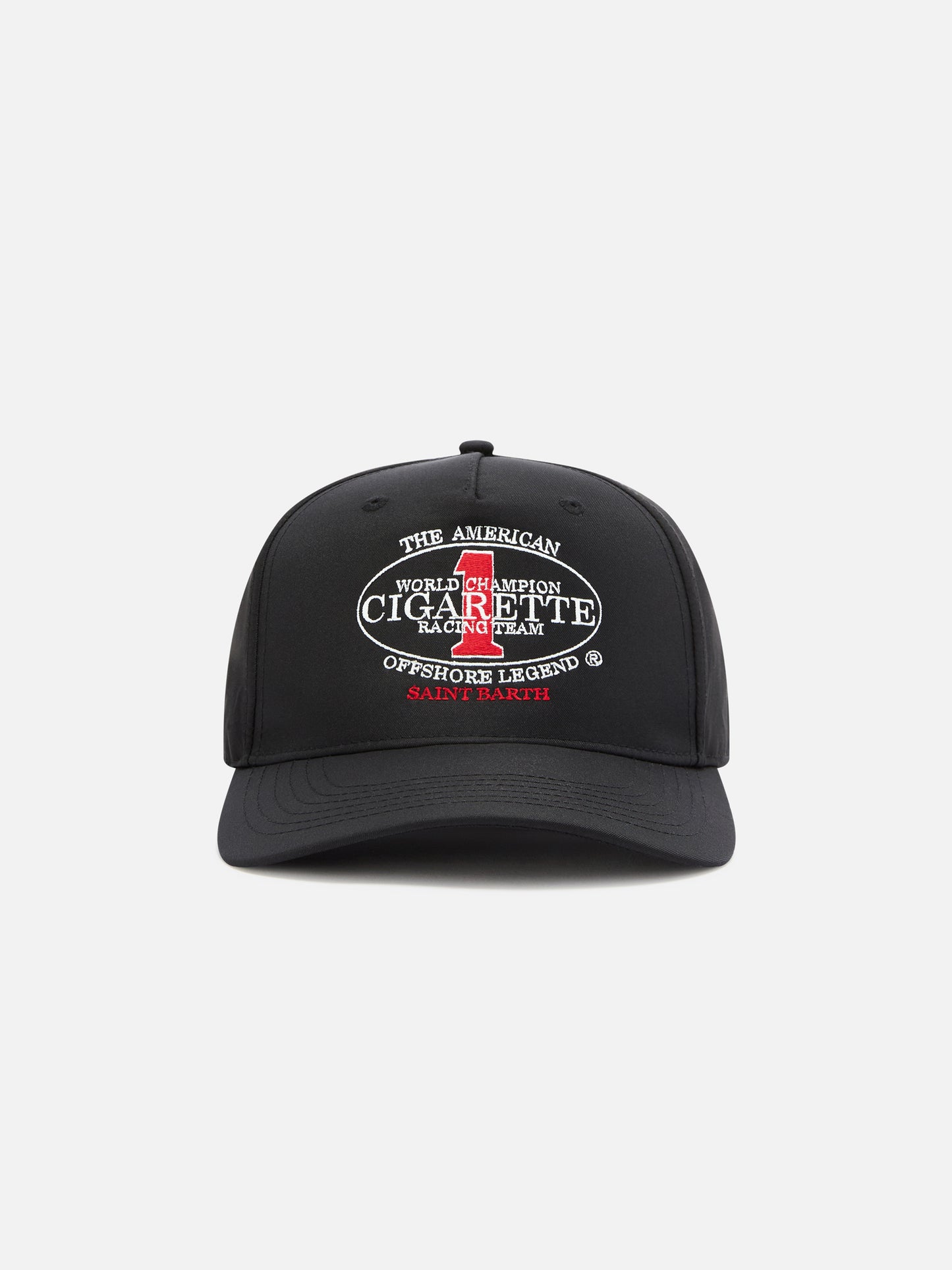 Gorra de béisbol con visera en negro con bordado Cigarette | CIGARETTE SPECIAL EDITION 