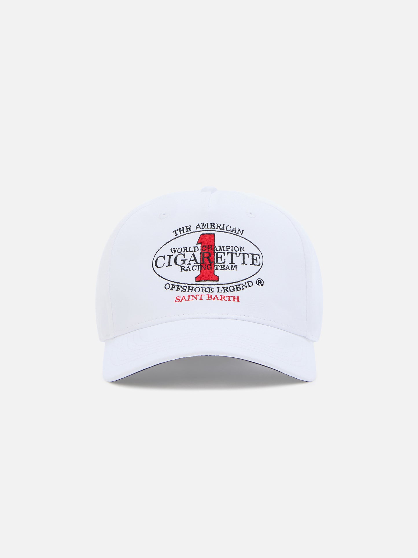 Gorra de béisbol con visera en blanco con bordado Cigarette | CIGARETTE SPECIAL EDITION 