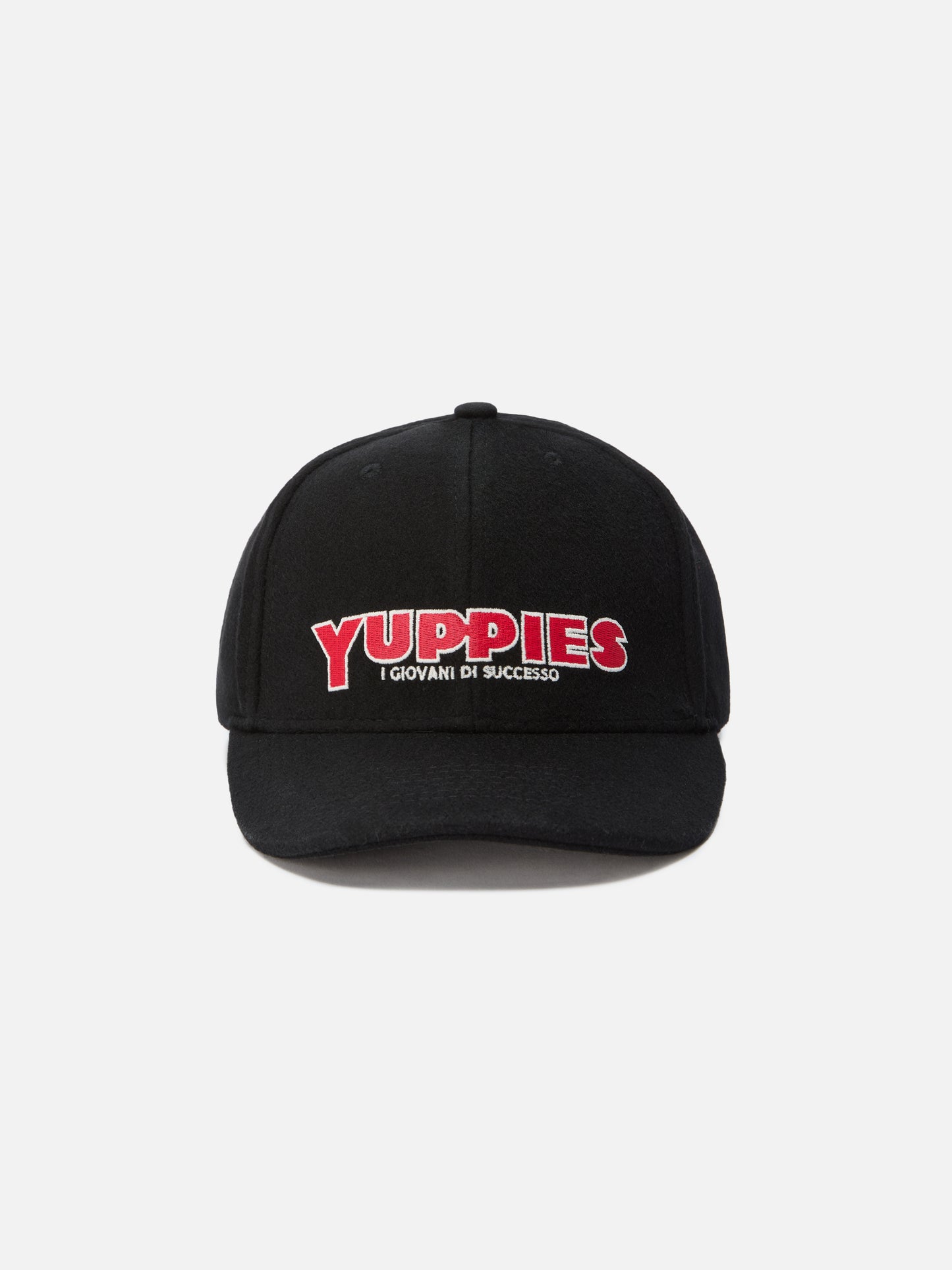 Baseballkappe aus Wollmischung mit Yuppies-Stickerei | YUPPIES SONDEREDITION