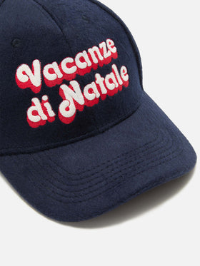 Cappello con visiera Baseball Wool in misto lana con ricamo Vacanze di Natale | VACANZE DI NATALE SPECIAL EDITION
