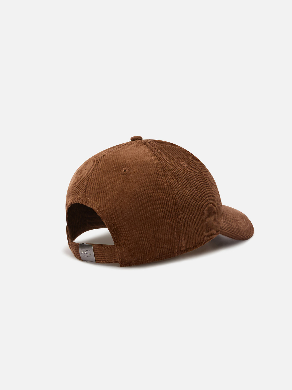 Gorra de pana Beige Baseball con bordado del logo 