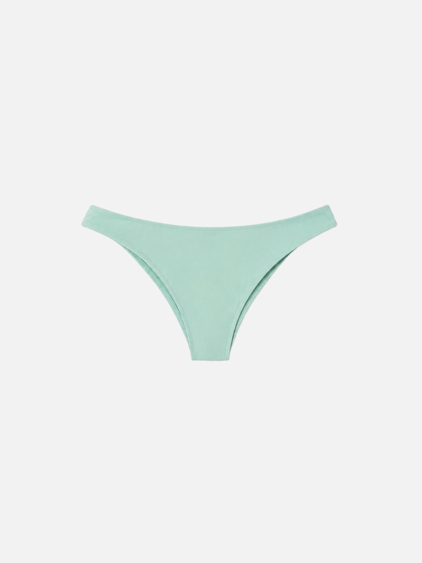 Braguita de bikini Elise en color liso verde salvia 