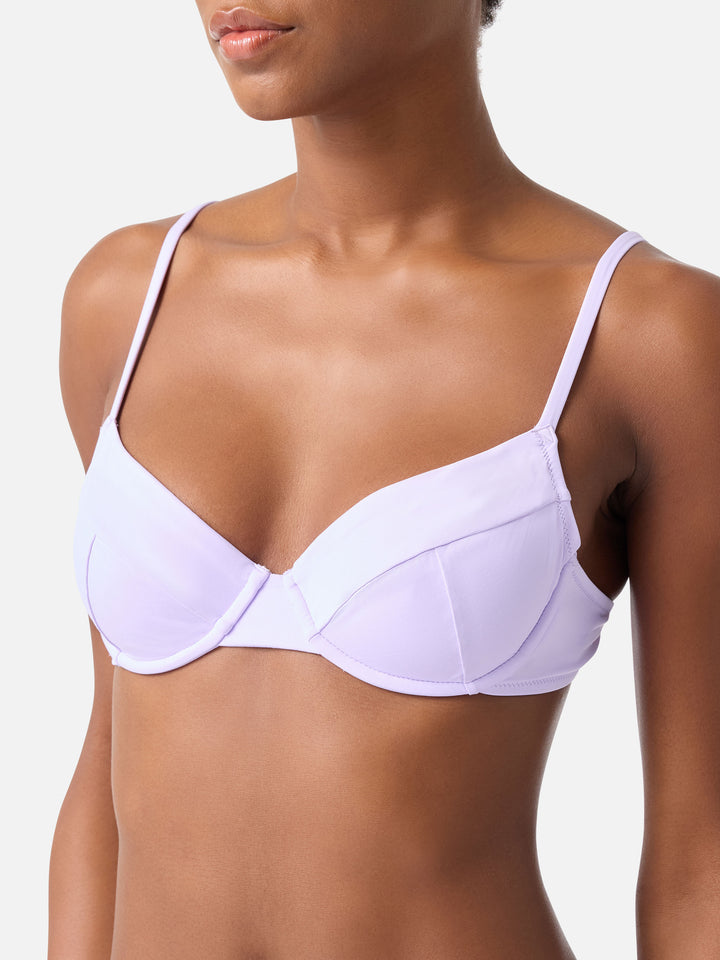 Lilac Bea Bikini-Oberteil im Bralette-Stil mit Bügeln 