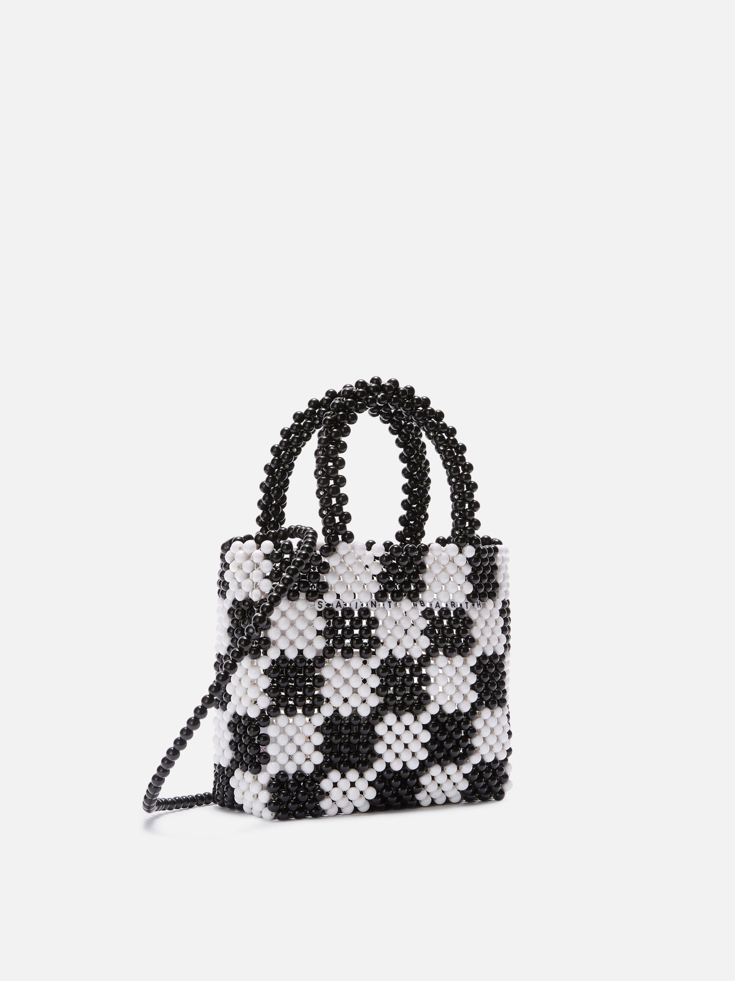 Borsa piccola con perline multicolor