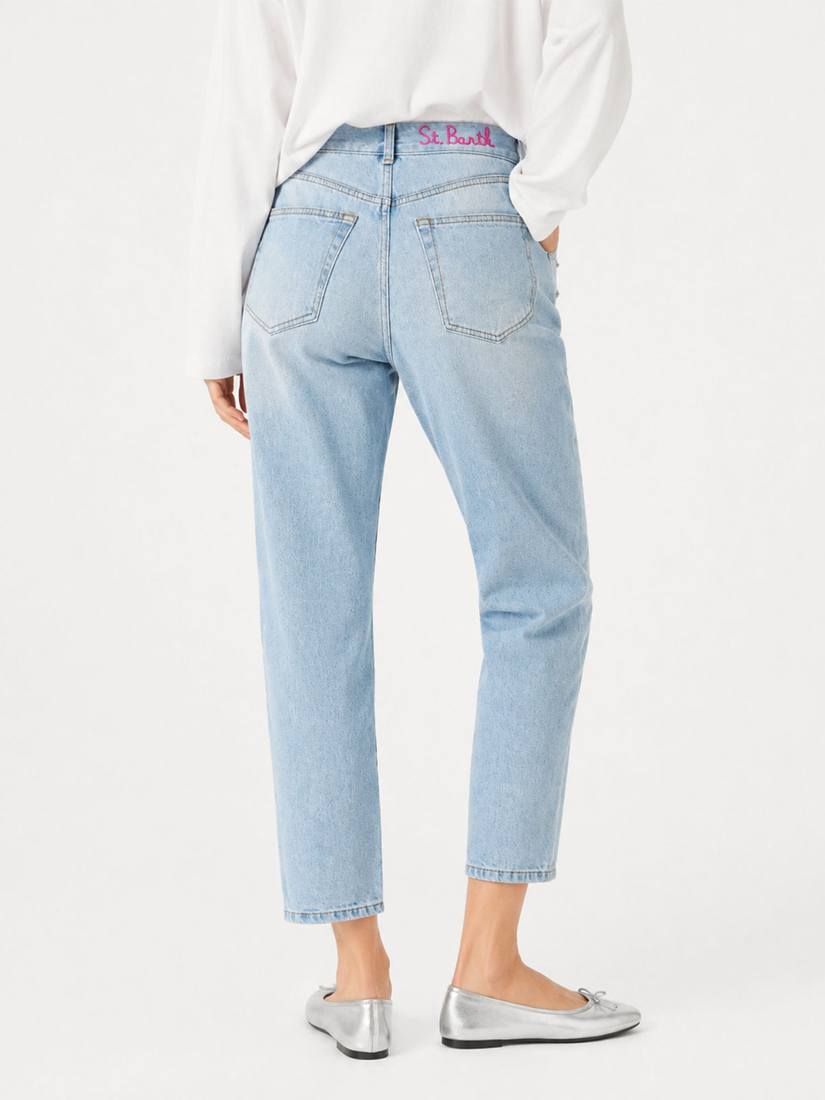 Jeans Belleville con strass