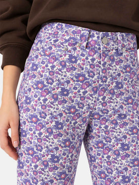 Belleville Betsy Denim-Jeans mit floralem Print | Special Edition 
