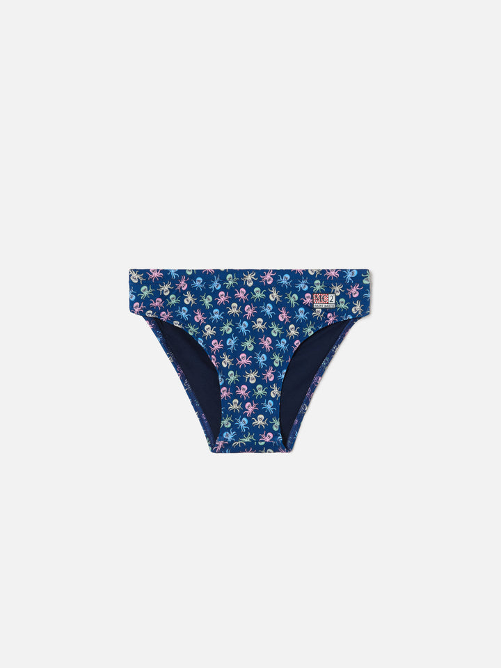 Billy swim briefs with all-over octopus print