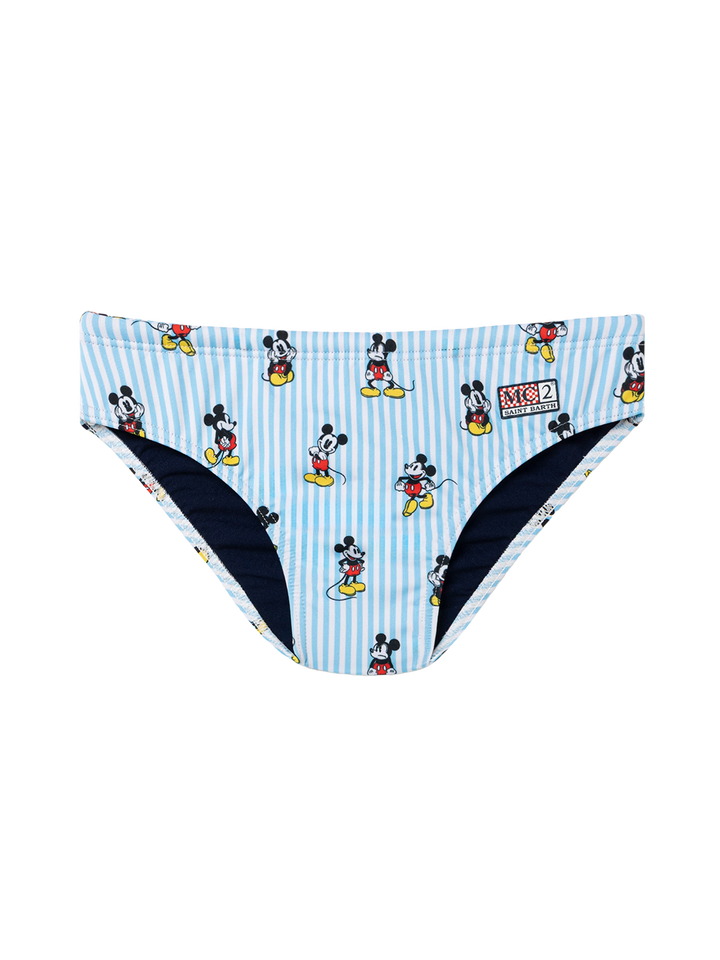 Boy swim briefs Billy with Mickey Mouse print | DISNEY® SPECIAL EDITION - MC2 Saint Barth