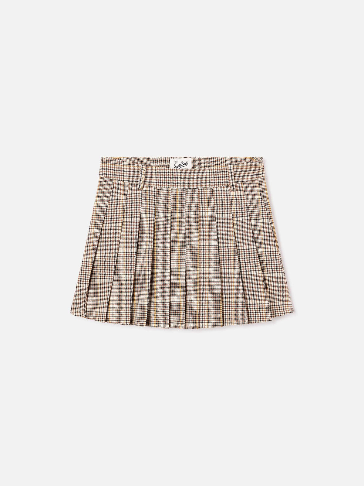 Minigonna Blay in flanella con motivo tartan