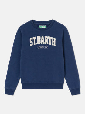 Sudadera Bobby azul marino con bordado Sport Club 