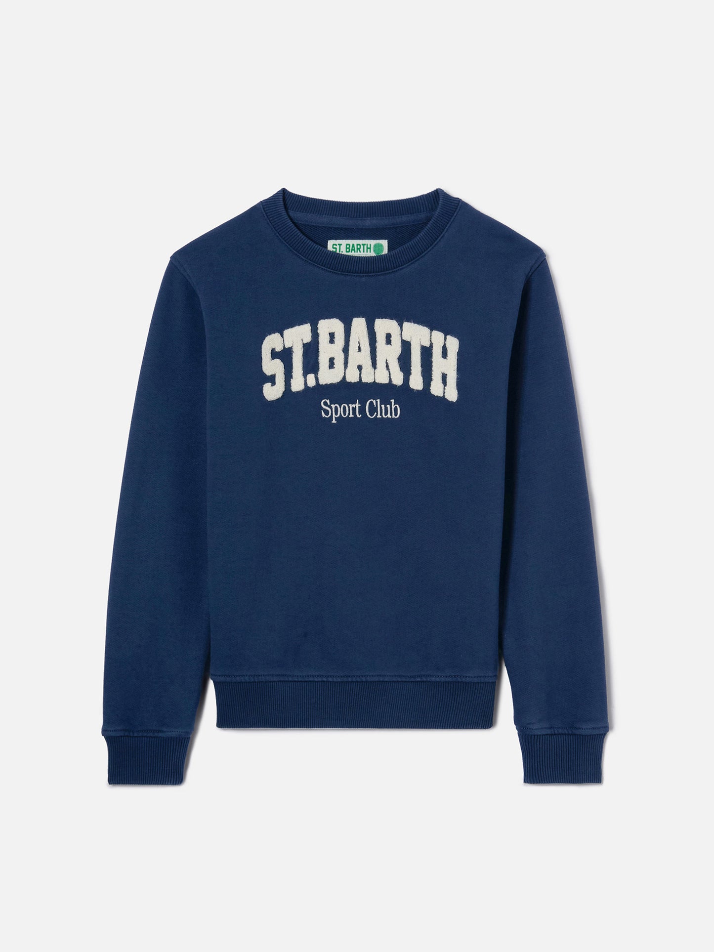 Navy blue Bobby sweatshirt with Sport Club embroidery