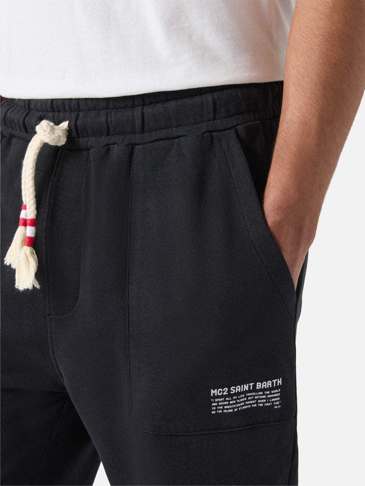 Grey mélange track pants Bolt