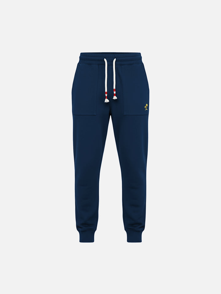 Bolt Jr blue melange sweatpants