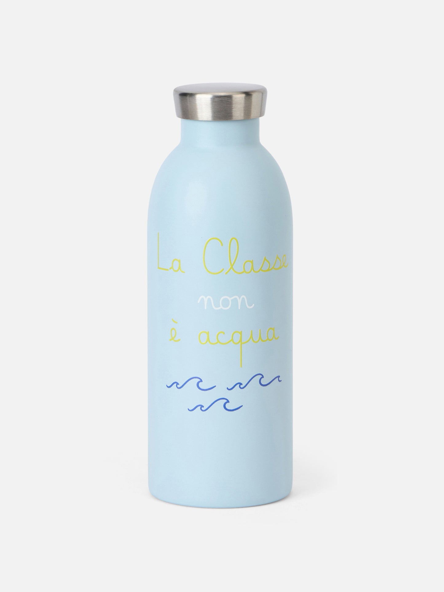 24Bottles 500ml bottle with La Classe non è Acqua print | 24 BOTTLES SPECIAL EDITION - MC2 Saint Barth