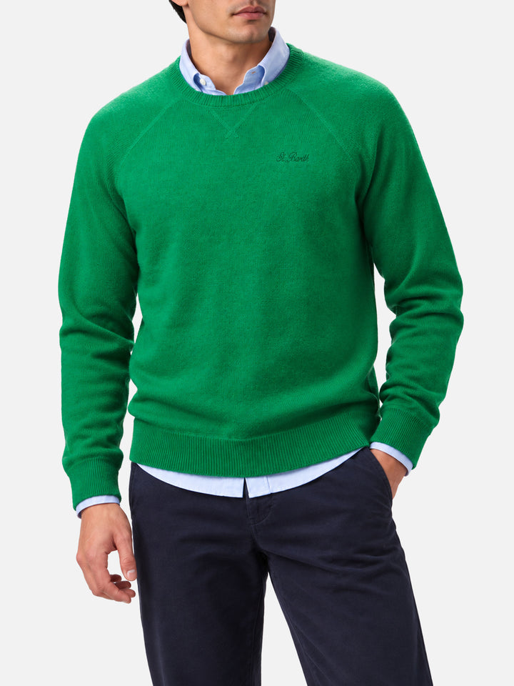 Green Bricklane crewneck sweater
