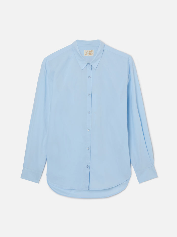 Light blue Brigitte shirt with Hello Kitty print | Special Edition