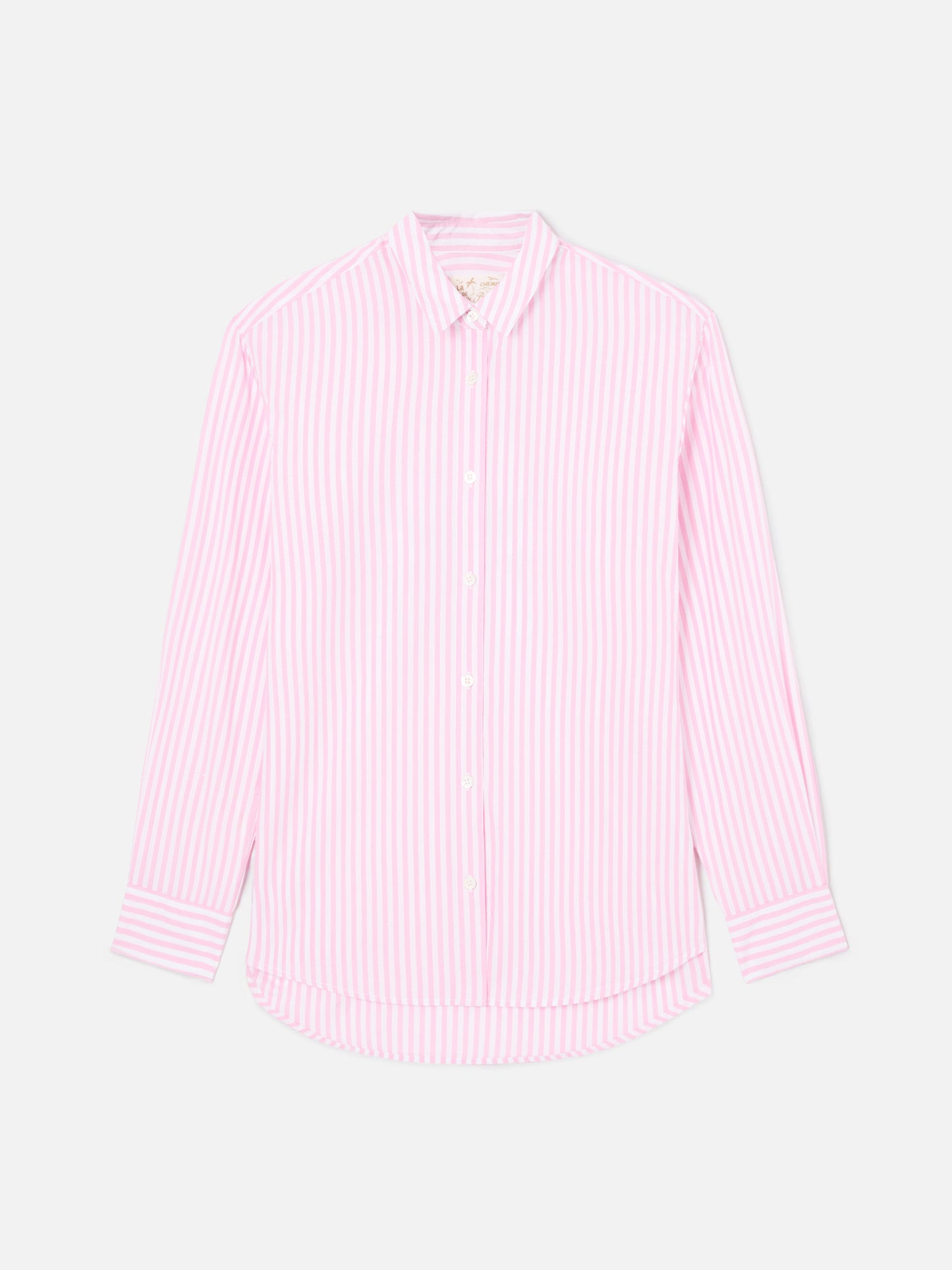 Chemise rayée rose Brigitte avec imprimé Snoopy | Special Edition 