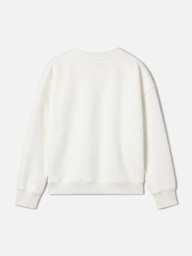 Sudadera para niña Briony con parche de rizo multicolor Saint Barth 