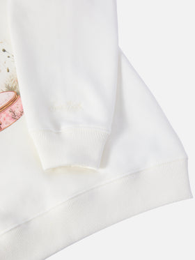 Briony-Sweatshirt mit Rundhalsausschnitt und Hasenmuster