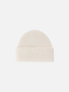 Bonnet off white Berry avec patch logo 