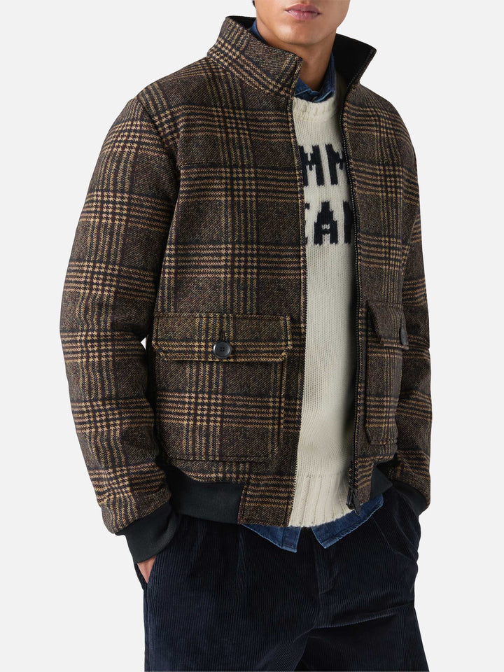 Giacca termica Byron con stampa Principe di Galles