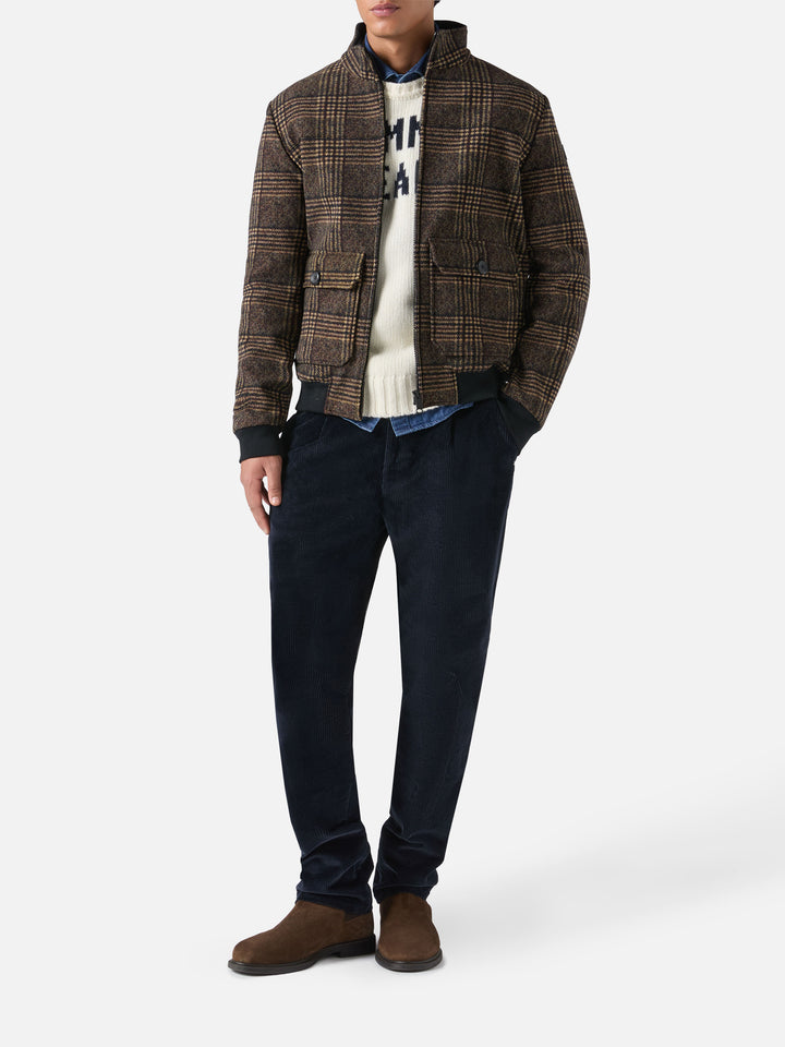 Giacca termica Byron con stampa Principe di Galles