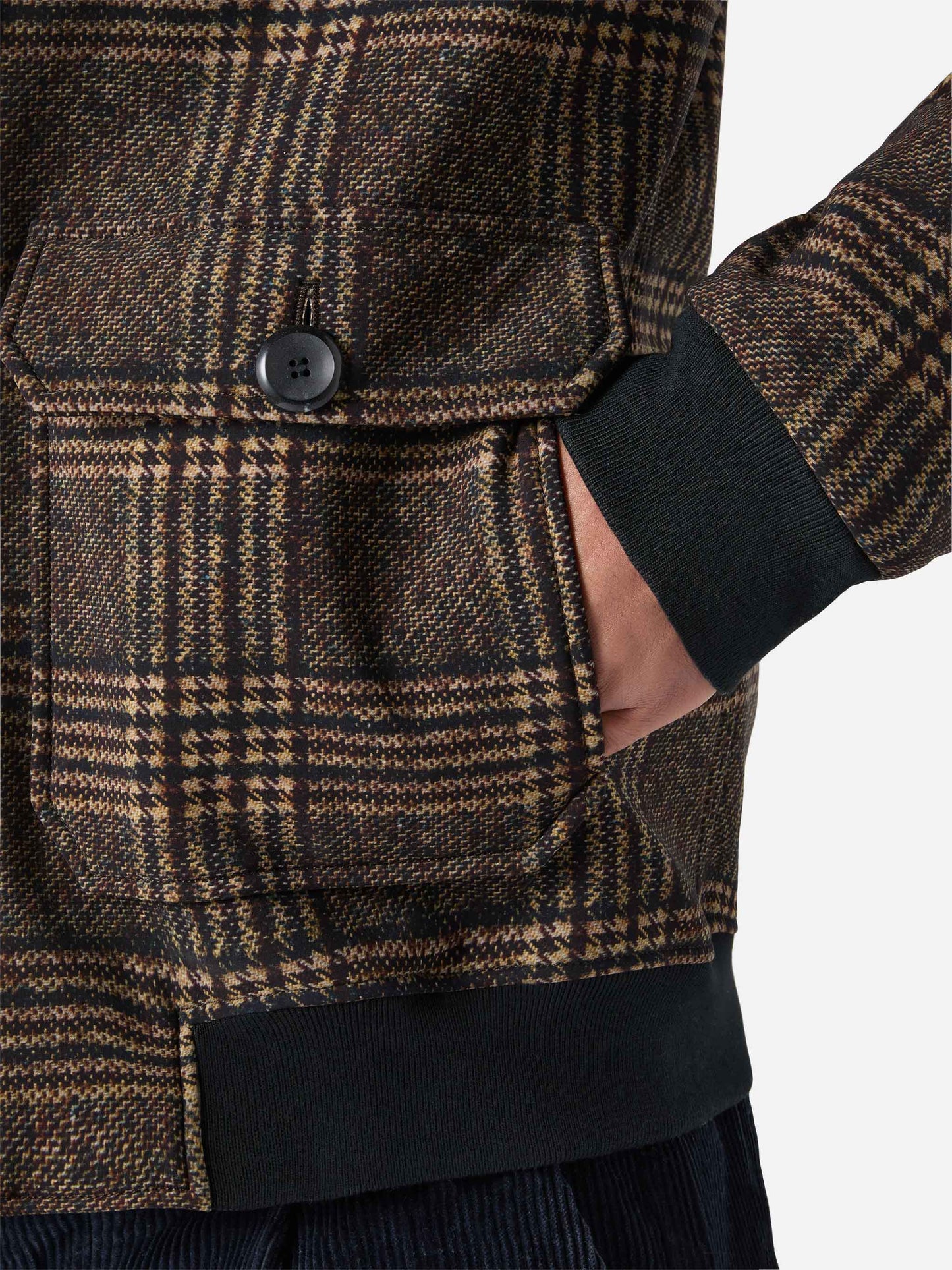 Thermojacke Byron mit Prince-of-Wales-Print