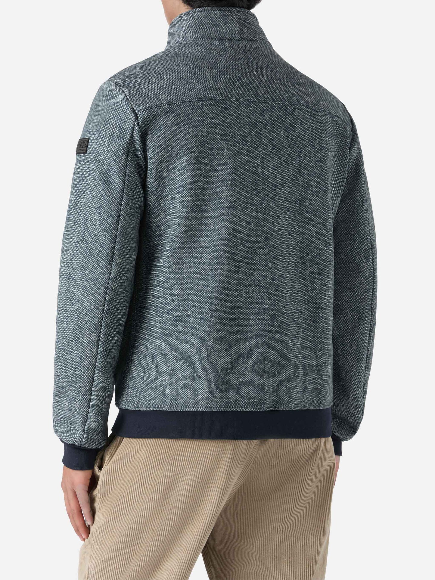 Giacca termica Byron blu melange