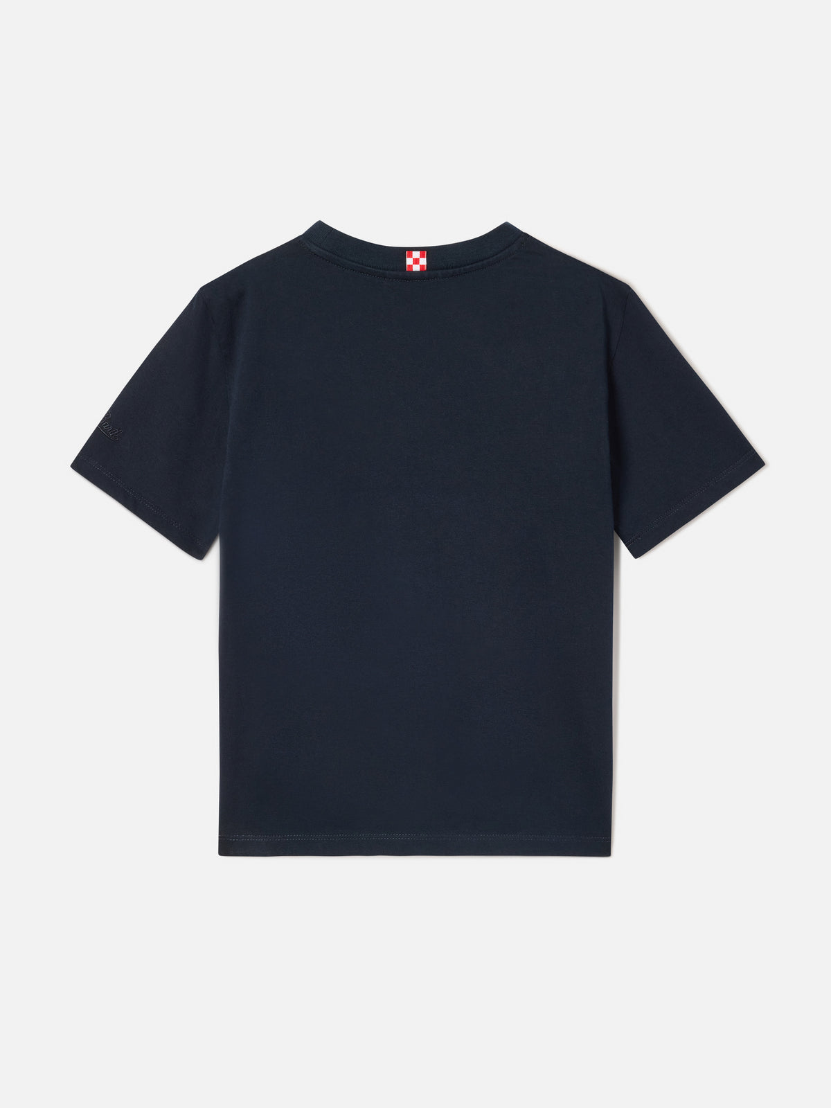 T-shirt Cameron blu navy in cotone organico con monogramma SB Legacy