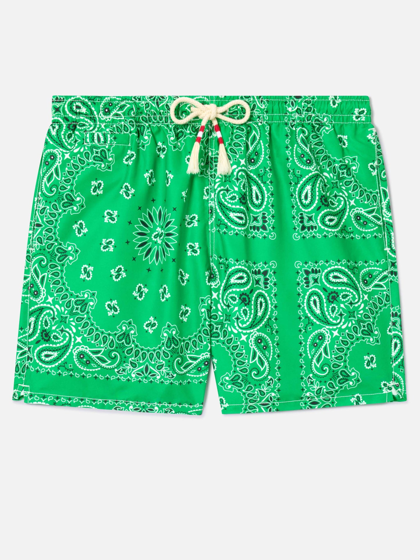 Bañador tipo shorts Caprese con bandana verde 