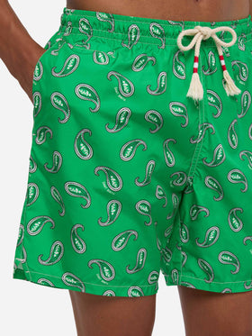 Costume da bagno da uomo con stampa paisley