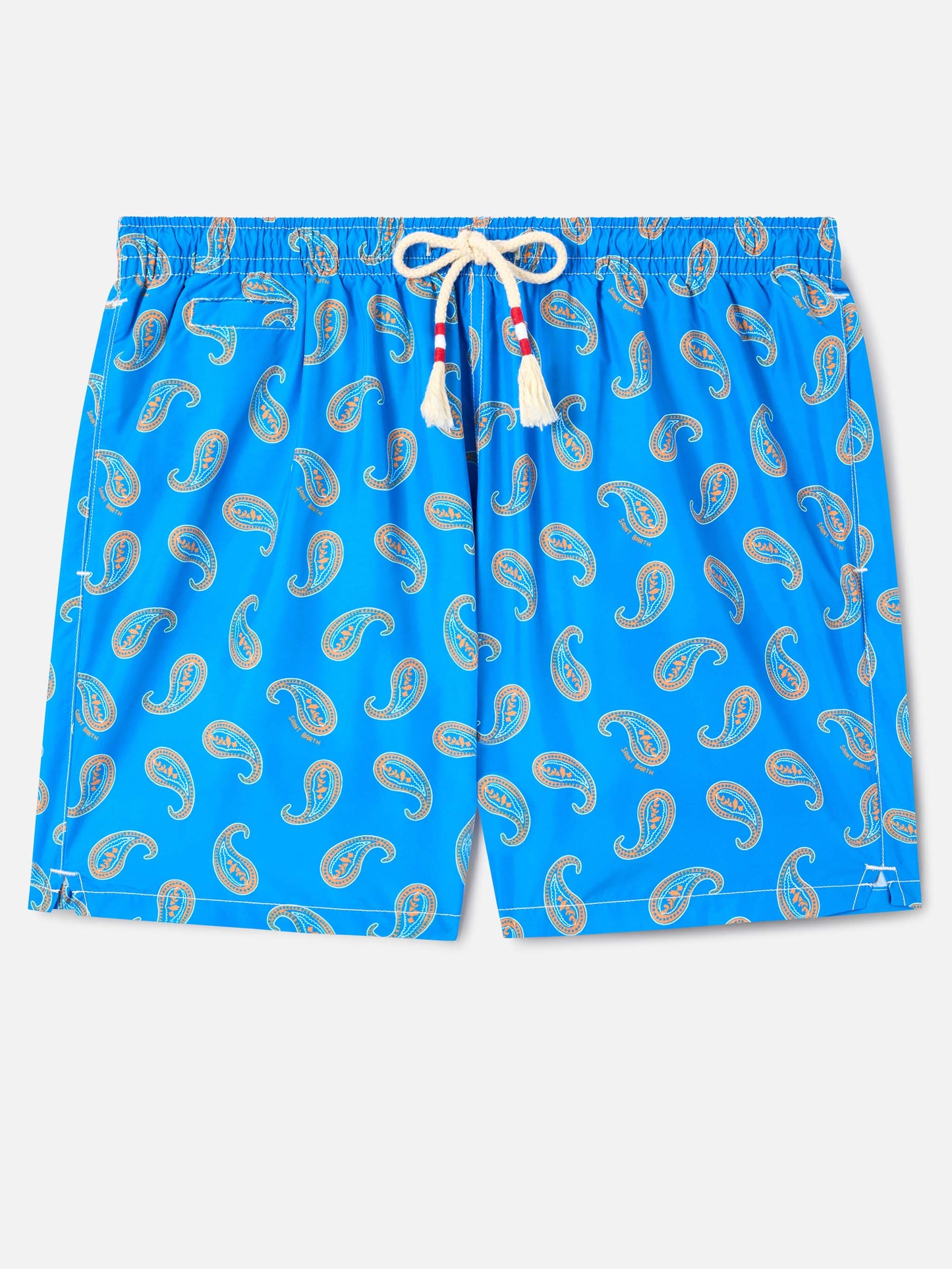 Costume mare Caprese stampa paisley bluette