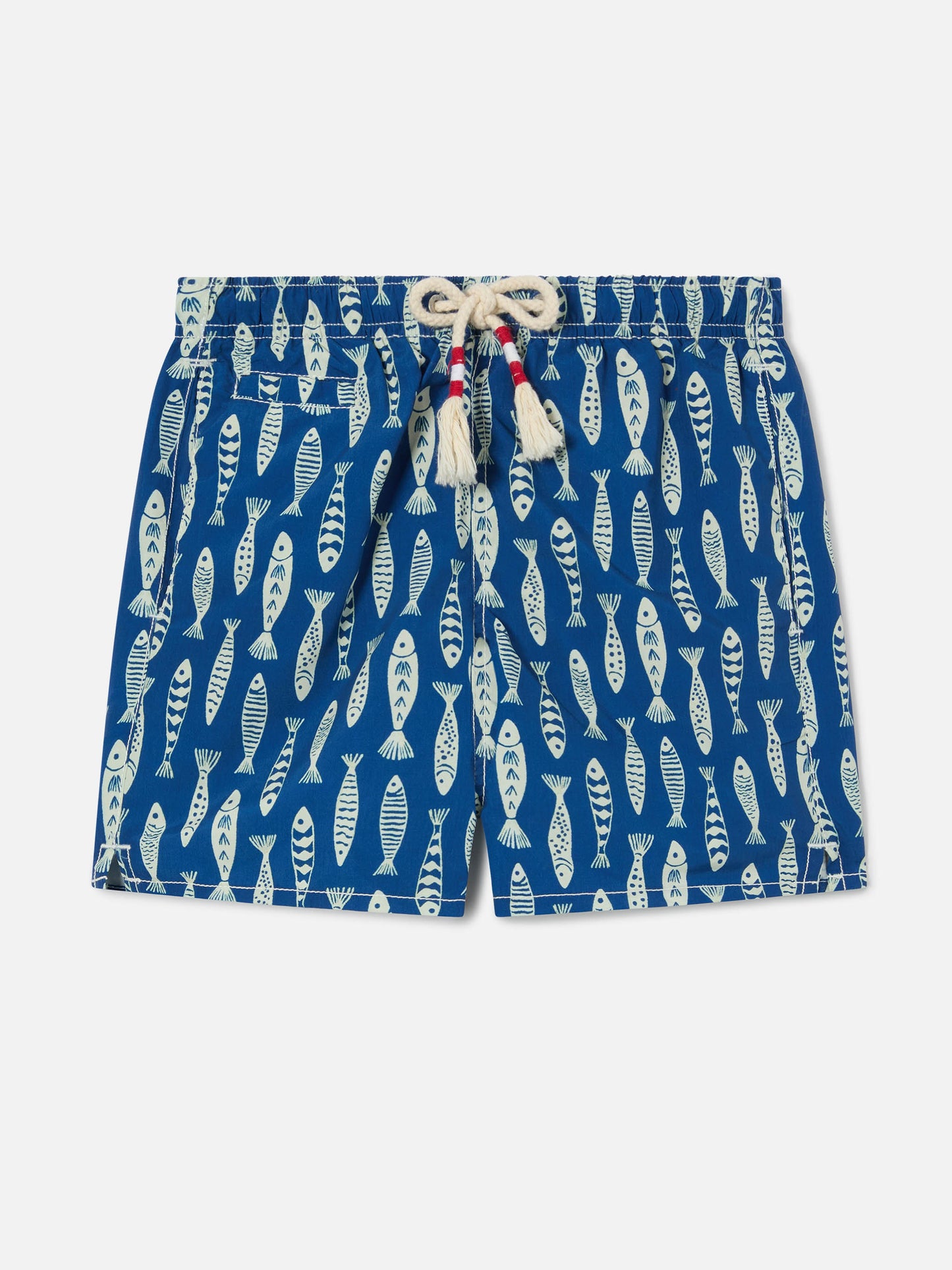 Caprese Jr swim shorts with sardine print