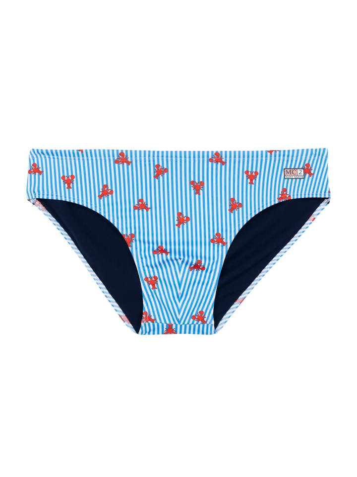 Swim briefs Cayo with lobster print - MC2 Saint Barth