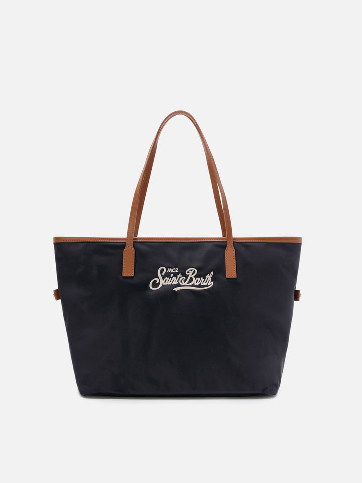 Black City nylon regular bag