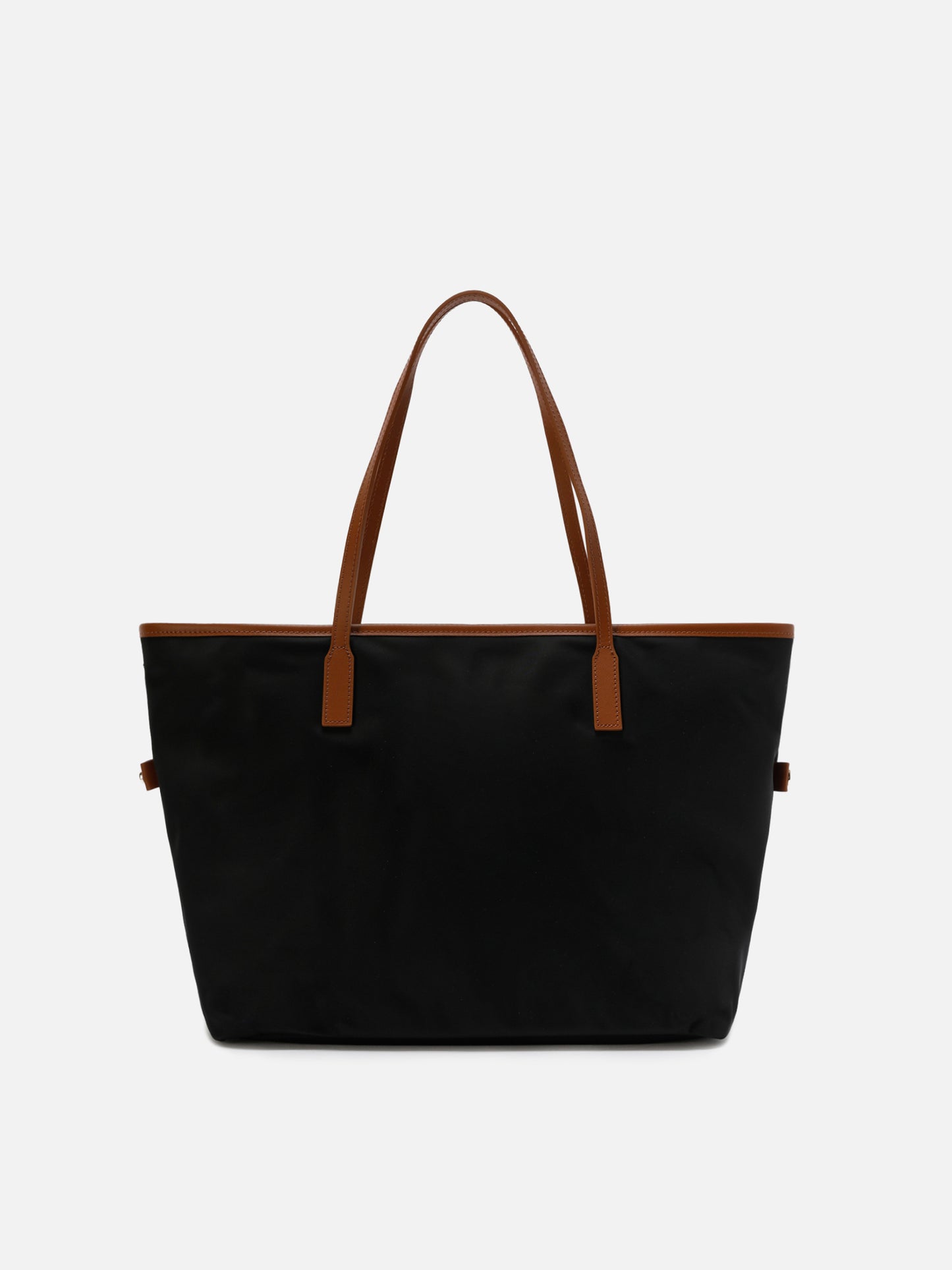 Schwarze City Bag aus Nylon in regulärer Größe 