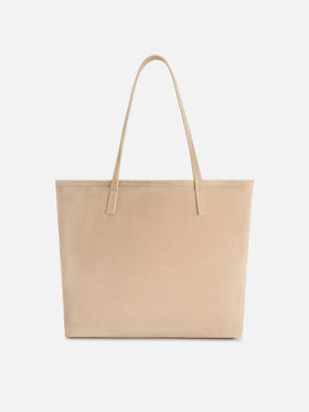Beige suede City regular bag