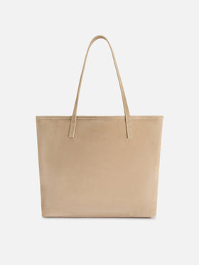 Borsa City regular in camoscio beige