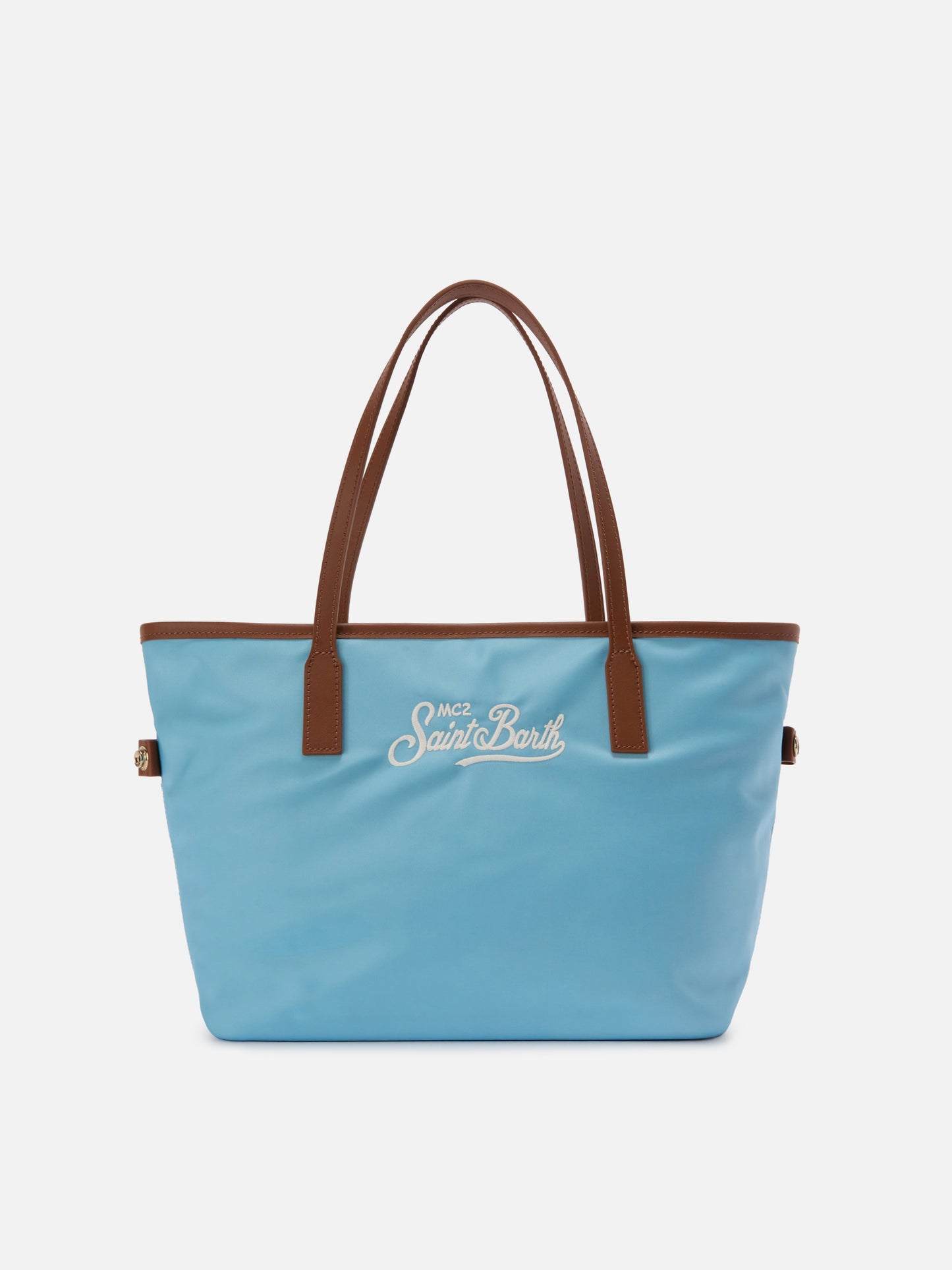 Light blue City medium nylon bag