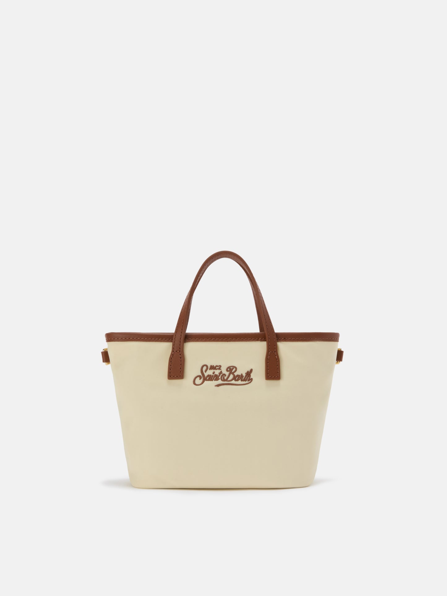 Borsa City mini in nylon bianca