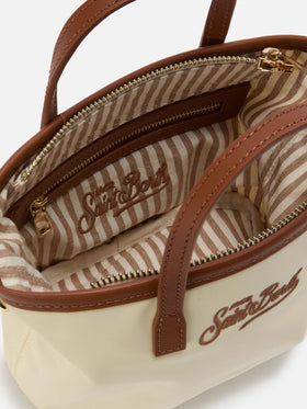 Borsa City mini in nylon bianca