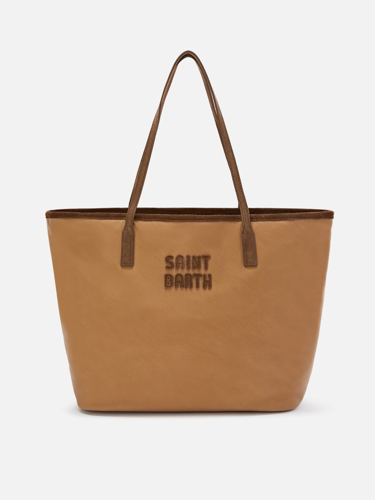 Grand sac city ciré Nut avec logo brodé 