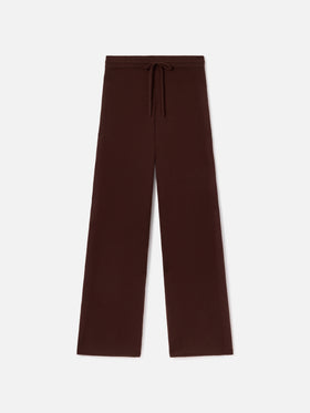 Brown Cambon wool trousers