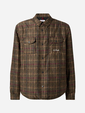 Technic fabric overshirt Chalet with Prince of Wales print
