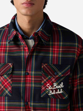 Overshirt Chalet mit Tasche und St. Barth Bob Club Stickerei