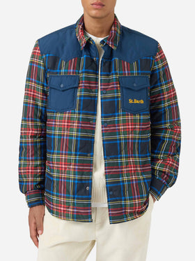 Overshirt imbottita Chalet fantasia tartan