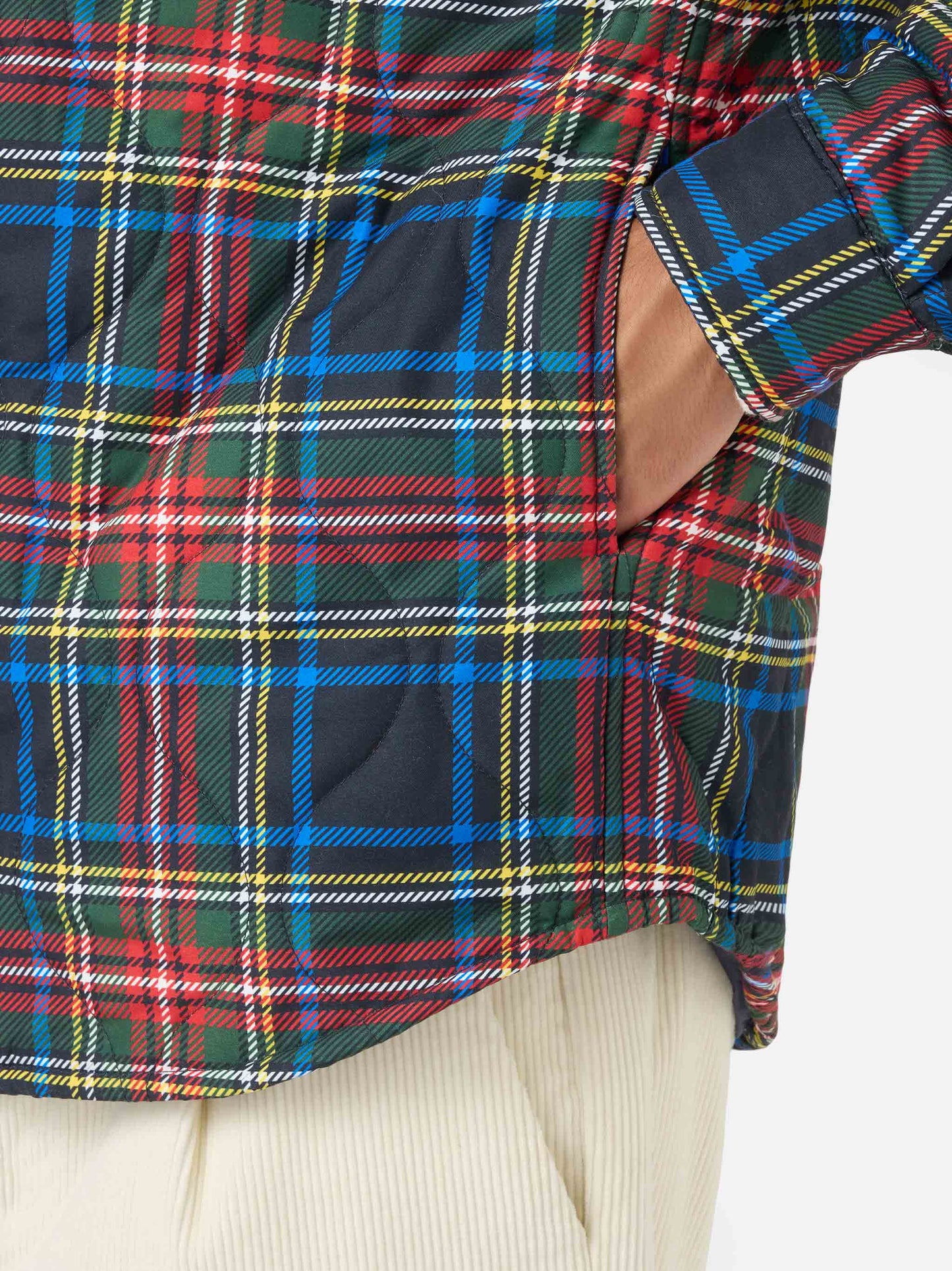 Overshirt imbottita Chalet fantasia tartan