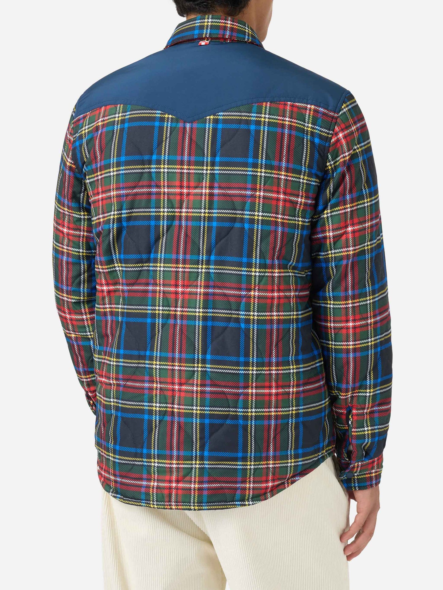 Overshirt imbottita Chalet fantasia tartan